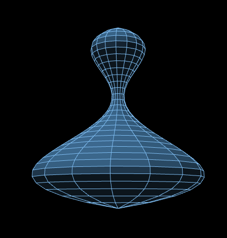 Curved 3D Vase Model