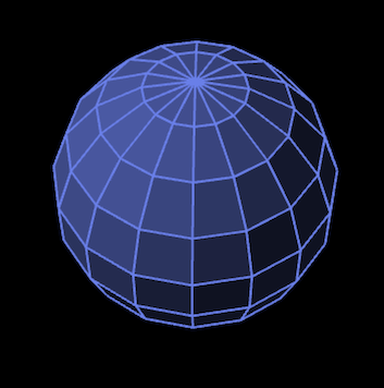 Blue 3D Sphere